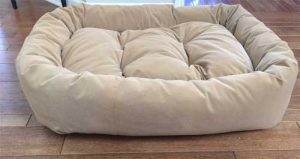 tufted dog bed