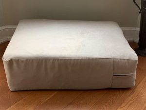 Mammoth big dog bed sand microsuede