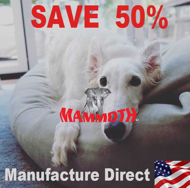 Extra Large Dog Beds by Mammoth - Lifetime Warranty